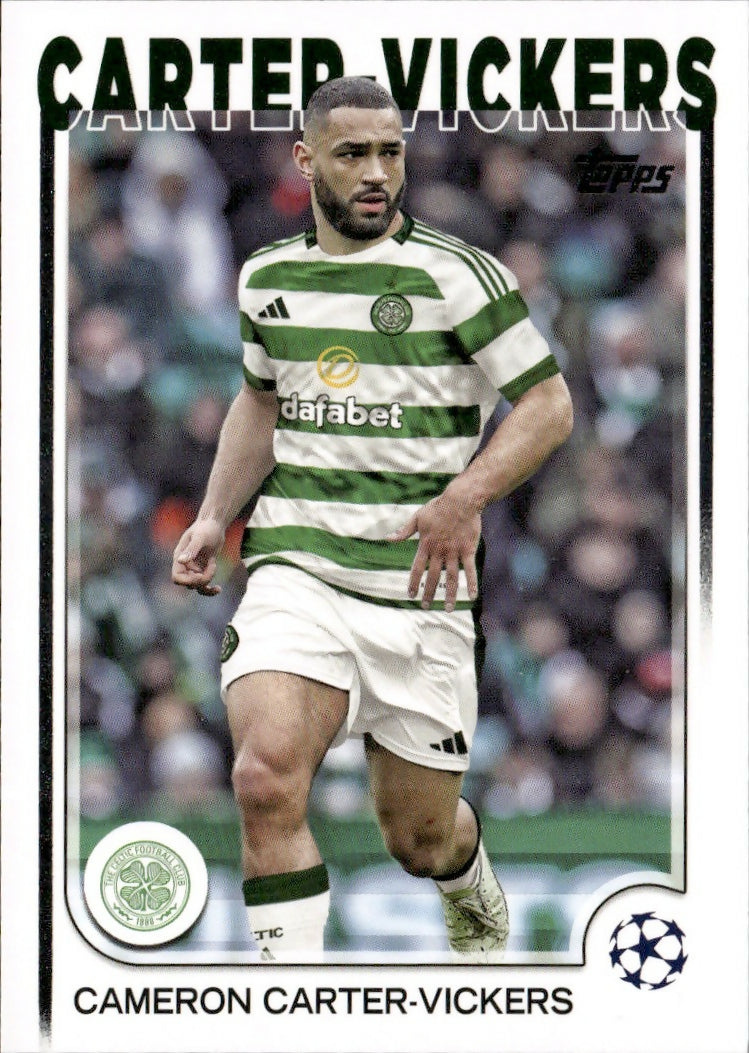 2024-25 Topps UEFA Club Competitions - Base #117 Cameron Carter-Vickers - Celtic FC - A