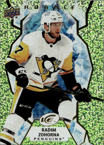 2021-22 Upper Deck Ice Hockey - Base - Rookie - Green #113 Radim Zohorna - Pittsburgh Penguins - A