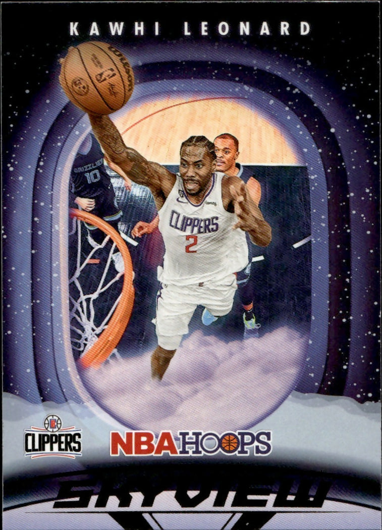 2023-24 Panini Hoops Basketball - Skyview #8 Kawhi Leonard - Los Angeles Clippers - A