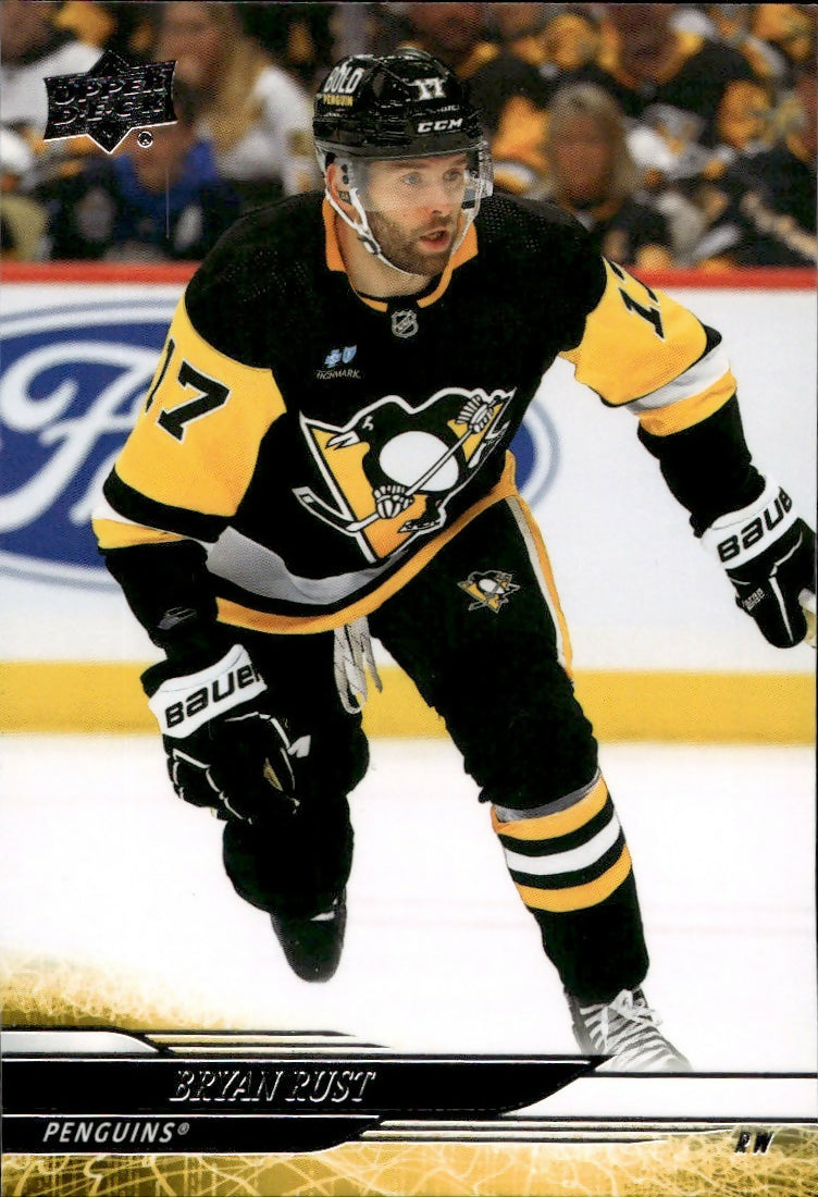 2024-25 Upper Deck Series 1 Hockey - Base #141 Bryan Rust - Pittsburgh Penguins - A
