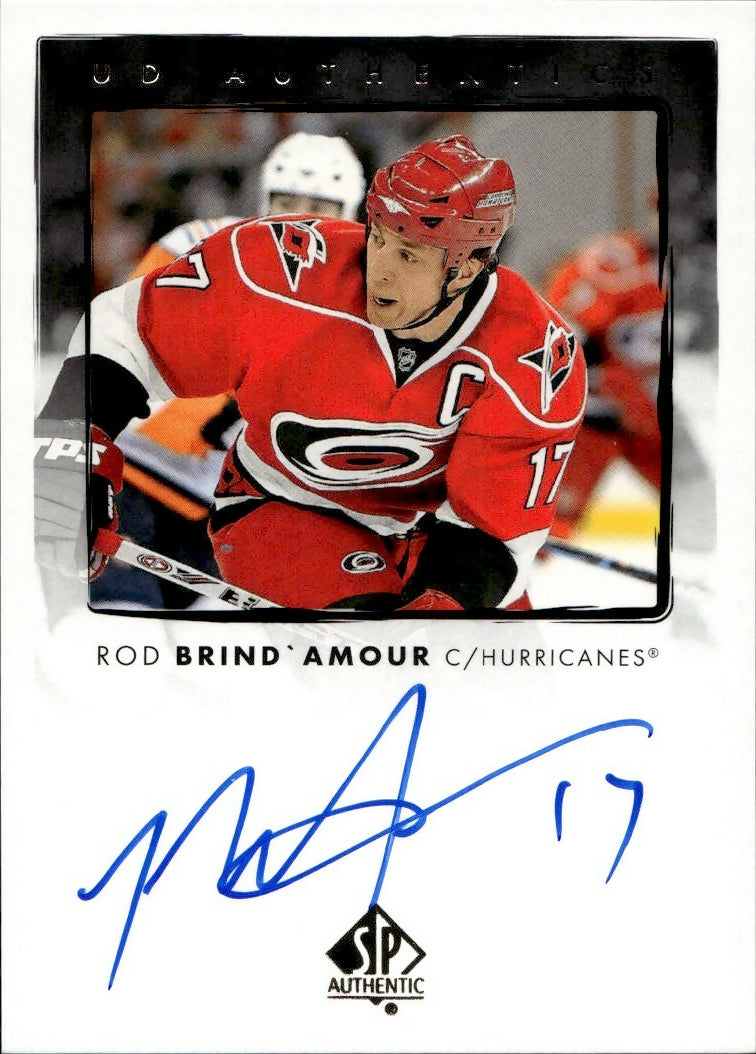 2022-23 Upper Deck SP Authentic - UD Authentics #UDA-RB Rod Brins'Amour - Carolina Hurricanes - A