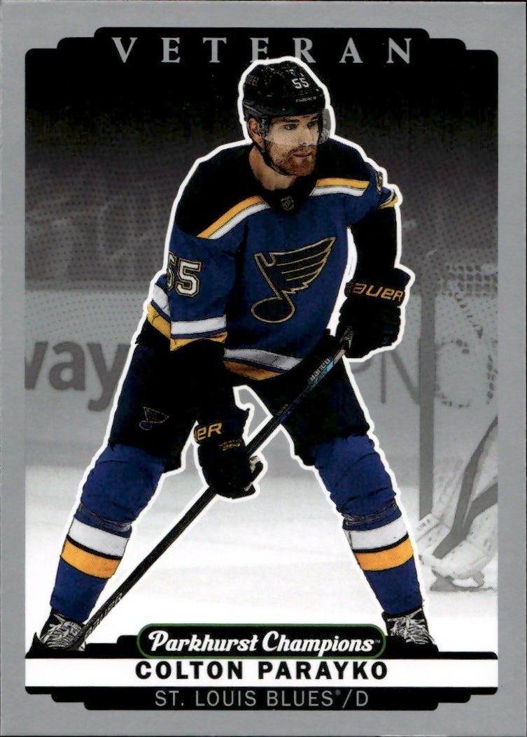 2022-23 Upper Deck Parkhurst Champions - Base - Silver #108 Colton Parayko - St Louis Blues - A