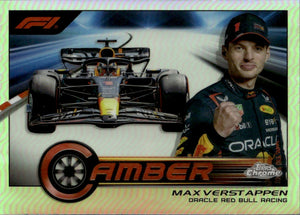 2023 Topps Chrome Formula 1 Camber #CAM-MV Max Verstappen - Oracle Red Bull Racing - A