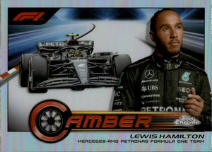 2023 Topps Chrome Formula 1 Camber #CAM-LHI Lewis Hamilton - Mercedes-AMG Petronas Formula One Team - A