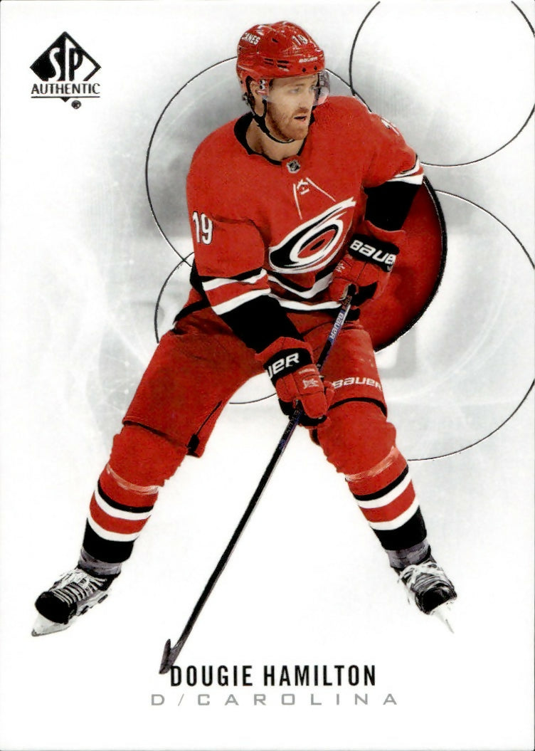 2020-21 Upper Deck SP Authentic Hockey - Base #36 Dougie Hamilton - Carolina Hurricanes - A