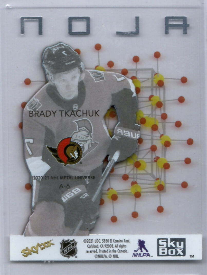 2022-23 Upper Deck Skybox Metal Universe - Alon #A-6 Brady Tkachuk - Ottawa Senators - B