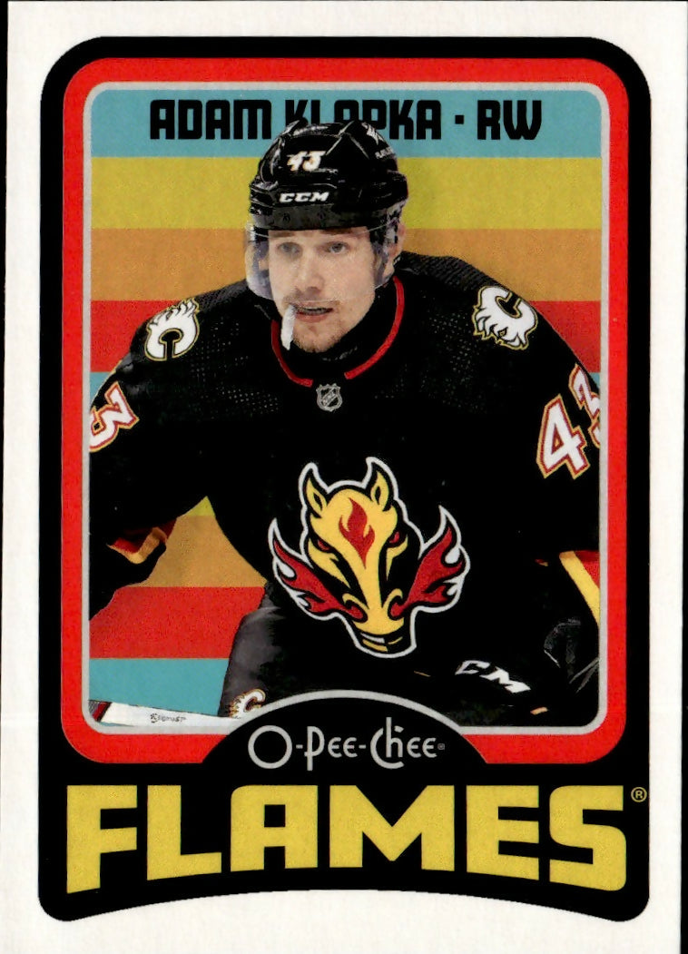 2024-25 Upper Deck O-Pee-Chee - Base - Retro #560 Adam Klapka - Calgary Flames - A