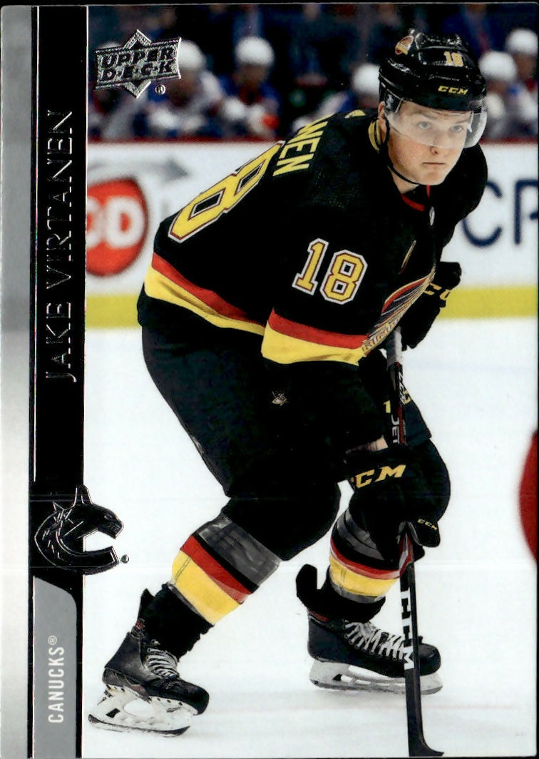 2020-21 Upper Deck Series 2 Hockey - Base #428 Jake Virtanen - Vancouver Canucks - A
