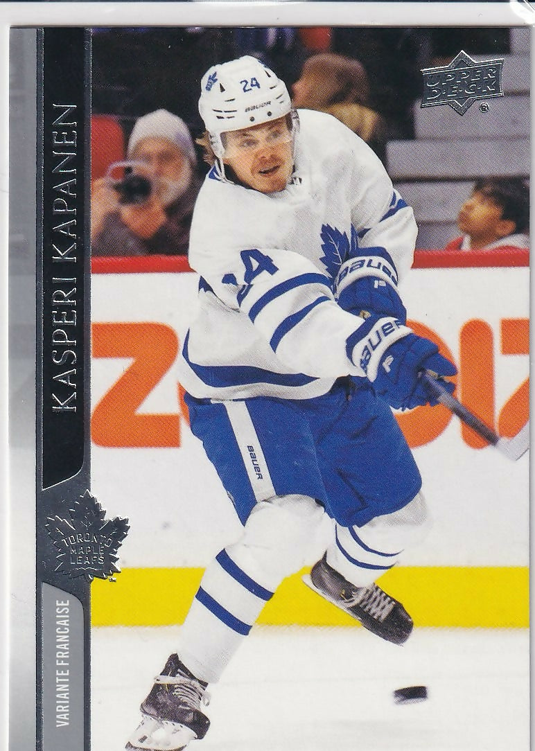 2020-21 Upper Deck French #166 Kasperi Kapanen Toronto Maple Leafs