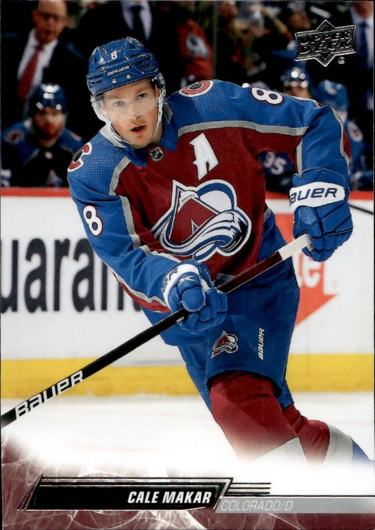 2022-23 Upper Deck Series 1 Hockey - Base #49 Cale Makar - Colorado Avalanche - A