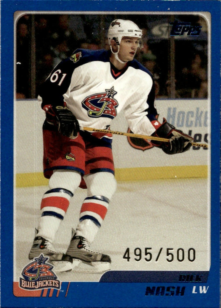 2003-04 O-Pee-Chee - Base - Blue :500 #31 Rick Nash - Columbus Blue Jackets - A