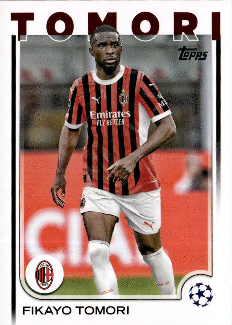 2024-25 Topps UEFA Club Competitions - Base #70 Fikayo Tomori - AC Milan - A