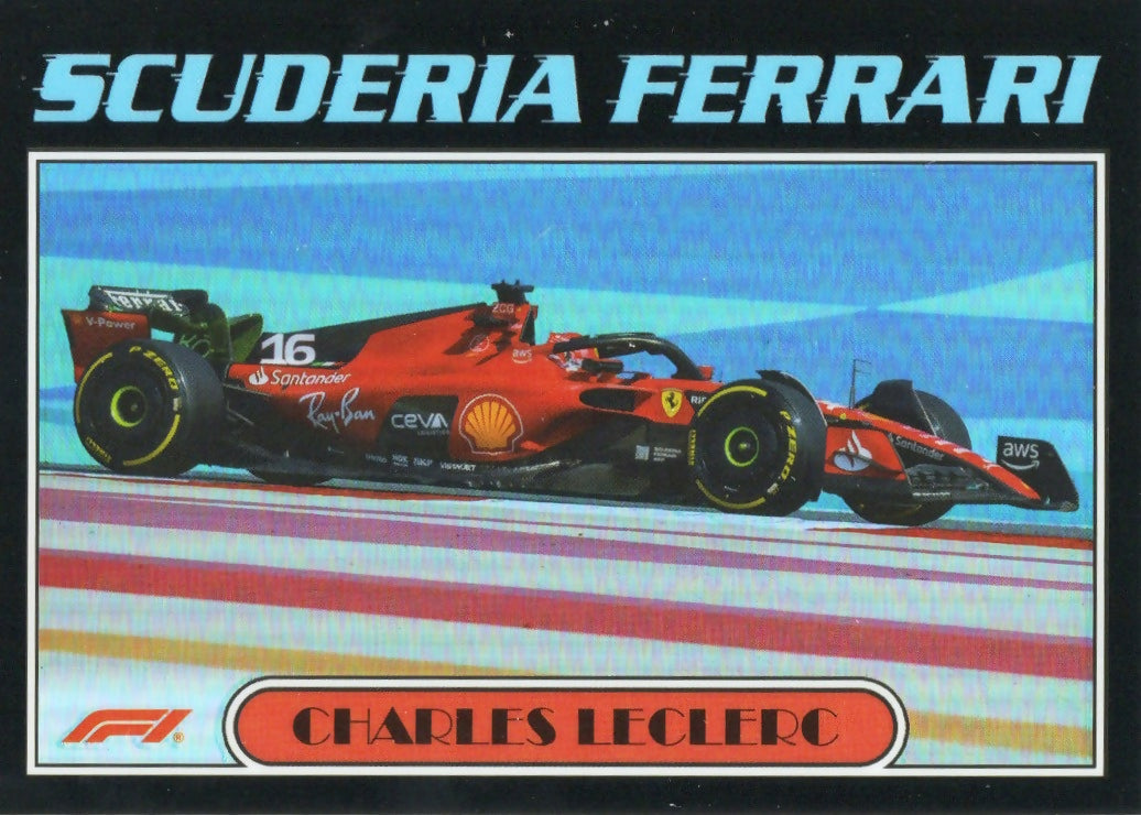2023 Topps Chrome Formula 1 Autos of 1977 #AU77-CL Charles LeClerc - Scuderia Ferrari - A