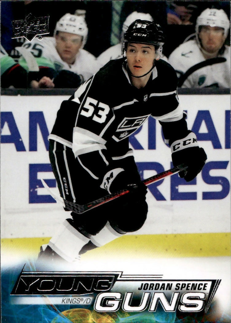 2022-23 Upper Deck Series 1 Hockey - Base - Young Guns #238 Jordan Spence - Los Angeles Kings - A
