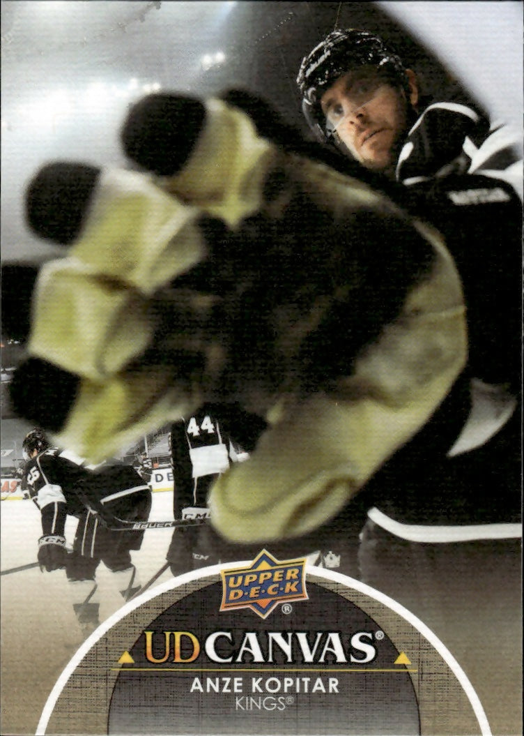 2021-22 Upper Deck Series 1 - UD Canvas #C38 Anze Kopitar - Los Angeles Kings - A