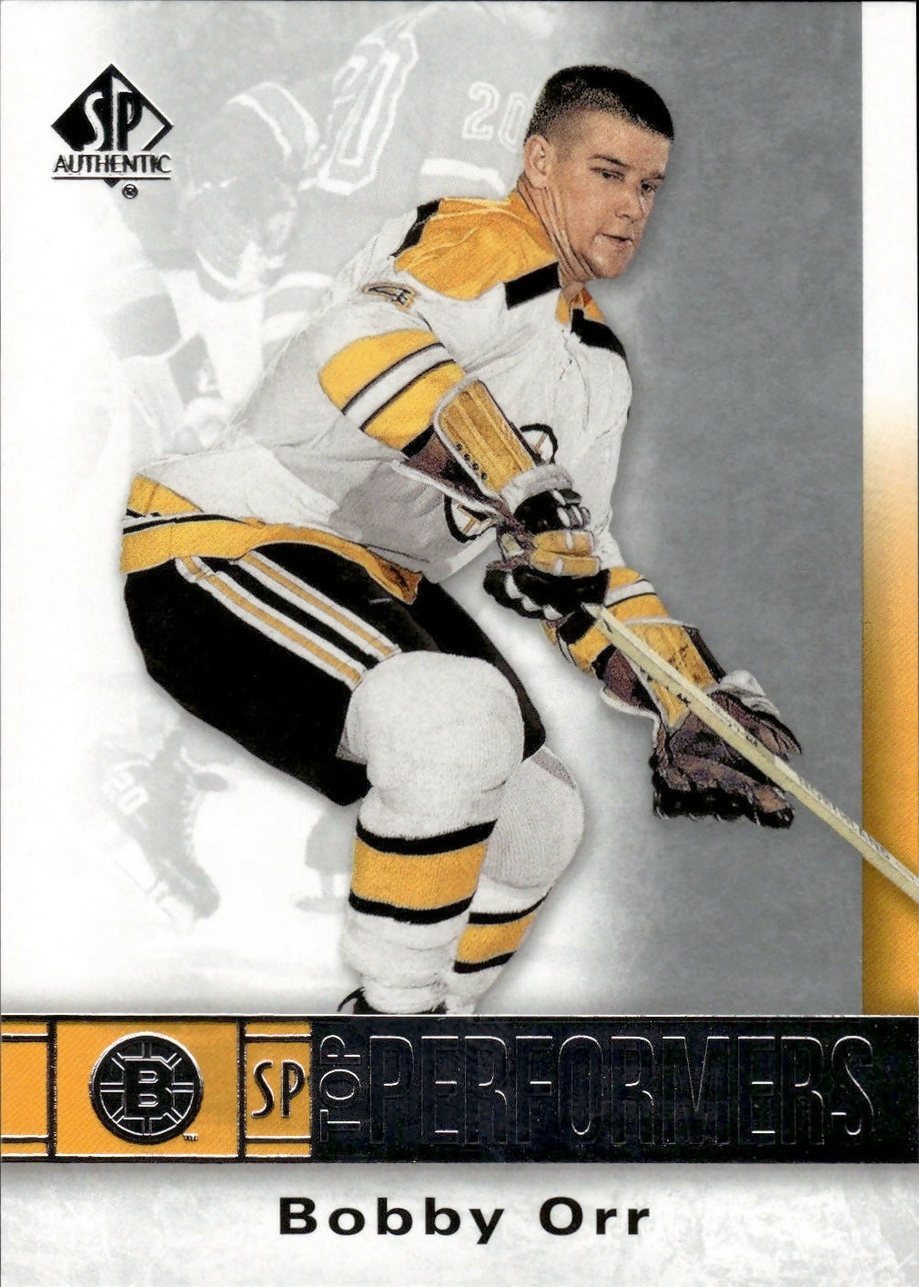 2020-21 Upper Deck Sp Authentic Hockey - Top Performers #TP-BO Bobby Orr - Boston Bruins