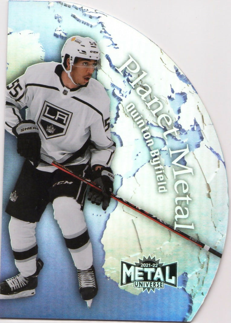 2021-22 Upper Deck Skybox Metal Universe Hockey - Planet Metal #PM-4 Quinton Byfield - Los Angeles Kings - A