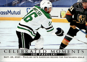 2020-21 Upper Deck SP Authentic Hockey - Celebrated Moments #110 Joe Pavelski - Dallas Stars - A