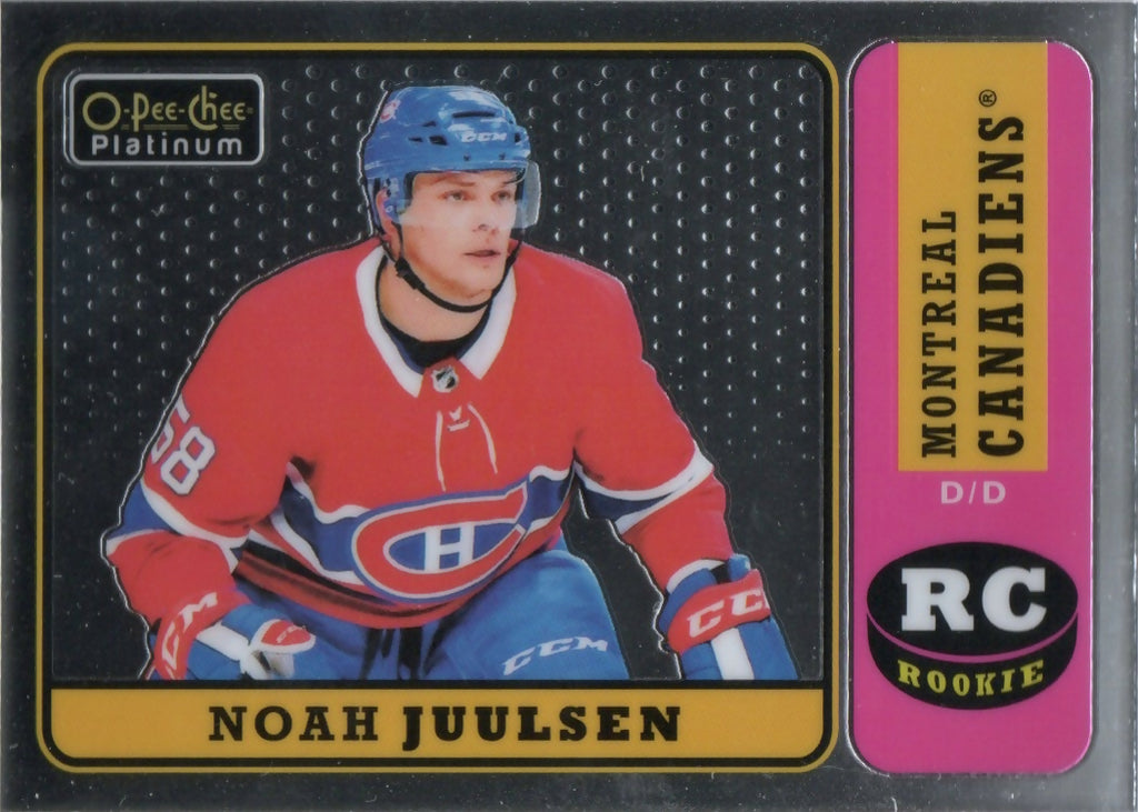 2018-19 O-Pee-Chee Platinum Hockey - Retro Rookie #R-84 Noah Juulsen - Montreal Canadiens