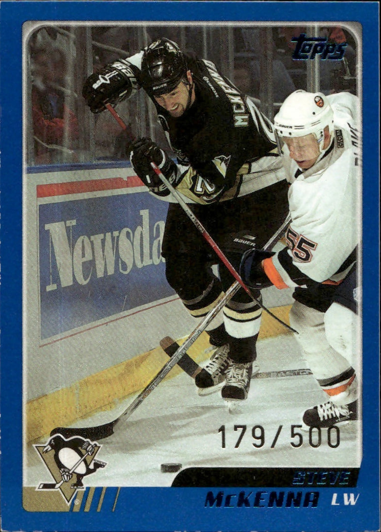 2003-04 O-Pee-Chee - Base - Blue :500 #273 Steve McKenna - Pittsburgh Penguins - A