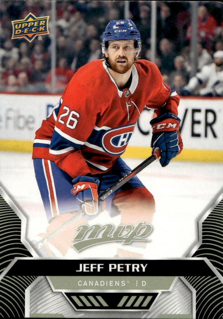 2020-21 Upper Deck MVP Hockey - Base #9 Jeff Petry - Montreal Canadiens