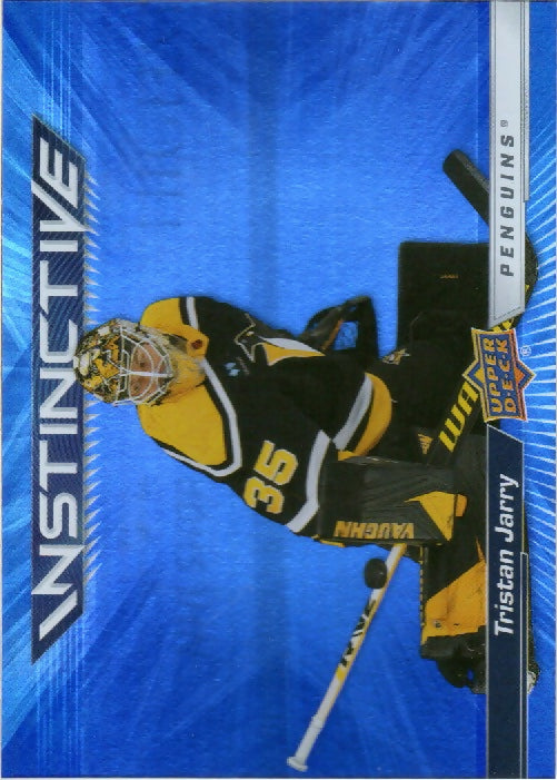 2023-24 Upper Deck Series 2 Hockey - Instinctive #IN-30 Tristan Jarry - Pittsburgh Penguins