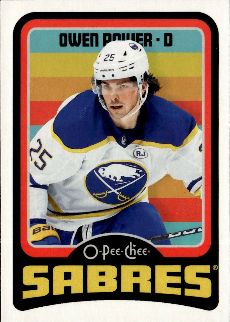 2024-25 Upper Deck O-Pee-Chee - Base - Retro #445 Owen Power - Buffalo Sabres - A