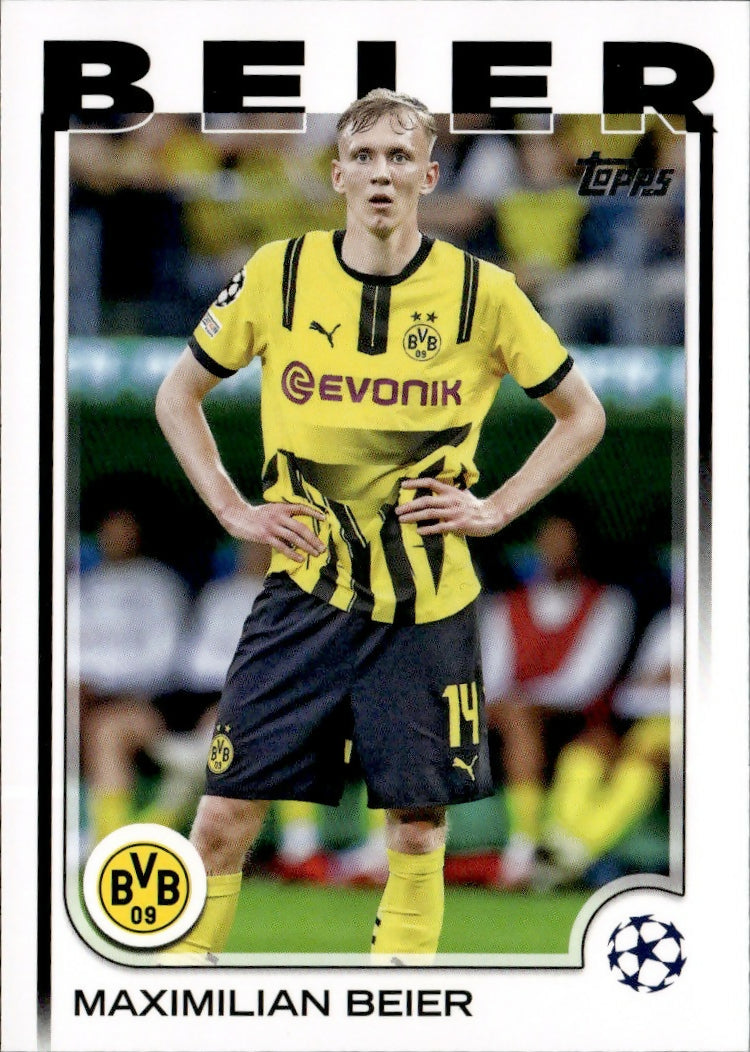 2024-25 Topps UEFA Club Competitions - Base #159 Maximilian Beier - Borussia Dortmund - A