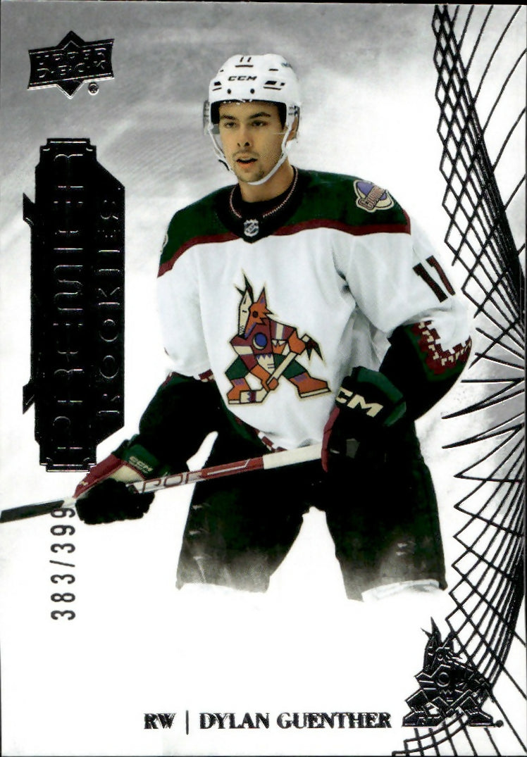 2022-23 Upper Deck Premier Hockey - Base - Rookie #129 Dylan Guenther - Arizona Coyotes - A