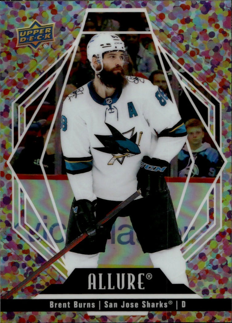 2022-23 Upper Deck Allure Hockey - Base - Glitter Bomb #89 Brent Burns - San Jose Sharks - A