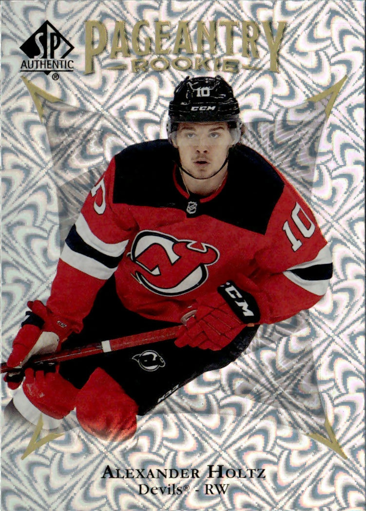 2021-22 Upper Deck SP Authentic Hockey - Pageantry #P-51 Alexander Holtz - New Jersey Devils - A