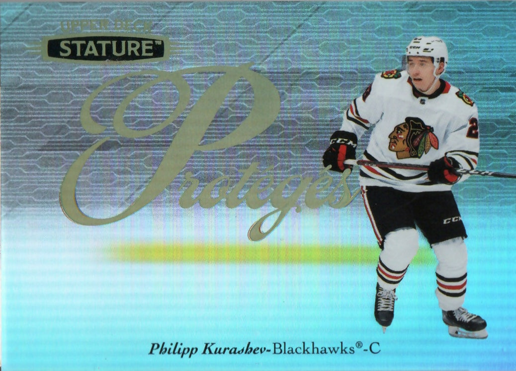 2020-21 Upper Deck Stature - Proteges #P-45 Philipp Kurashev - Chicago Blackhawks - A