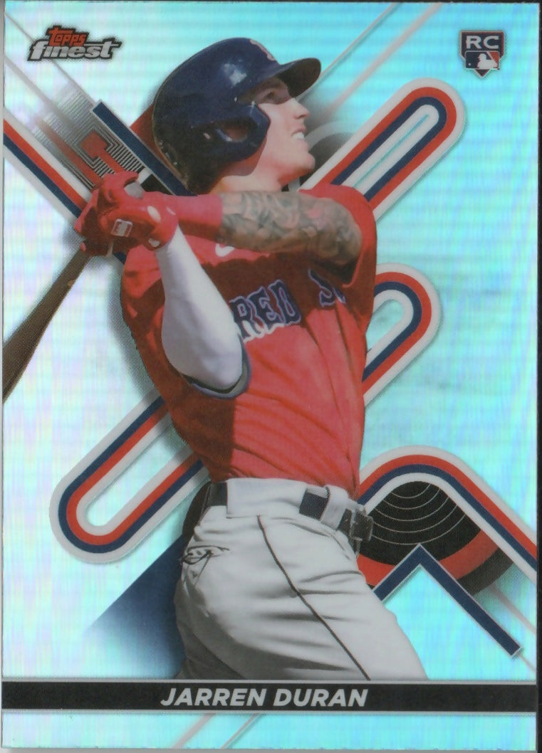 2022 Topps Finest Baseball - [Base] - Refractor #10 Jarren Duran - Boston Red Sox
