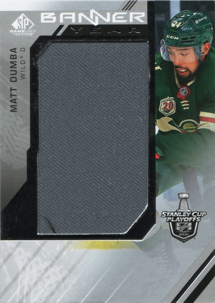 2021-22 Upper Deck SP Game Used Hockey - 2021 NHL Stanley Cup Playoffs Banner Year Relics #BYSC-MD Matt Dumba - Minnesota Wild - A