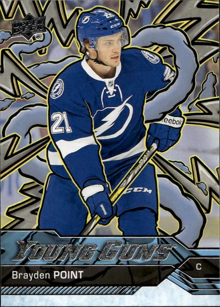 2024-25 Upper Deck Series 2 Hockey - Young Guns Renewed #205 Brayden Point - Tampa Bay Lightning - A