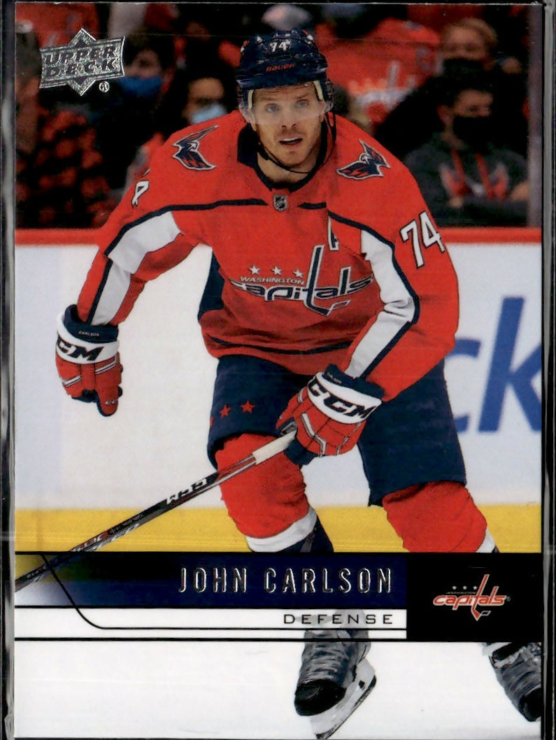 2021-22 Upper Deck Extended Series Hockey 2006-07 Upper Deck Retro #T-73 John Carlson Washington Capitals