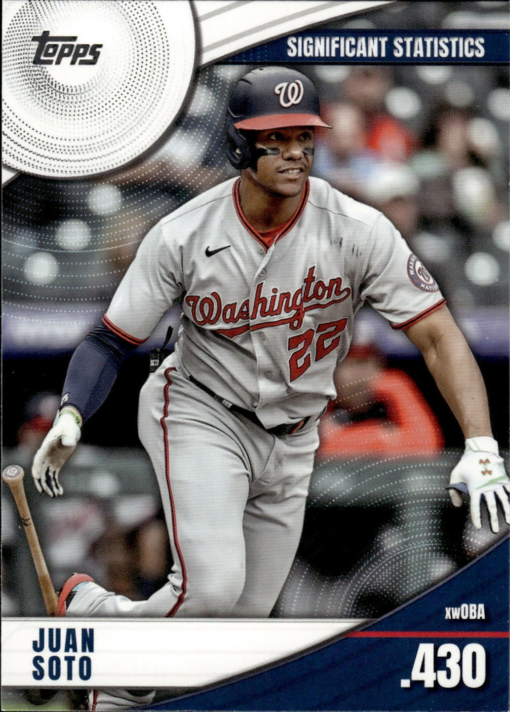 2022 Topps Series 2 Baseball - Significant Statistics #SS-12 Juan Soto - Washington Nationals - A