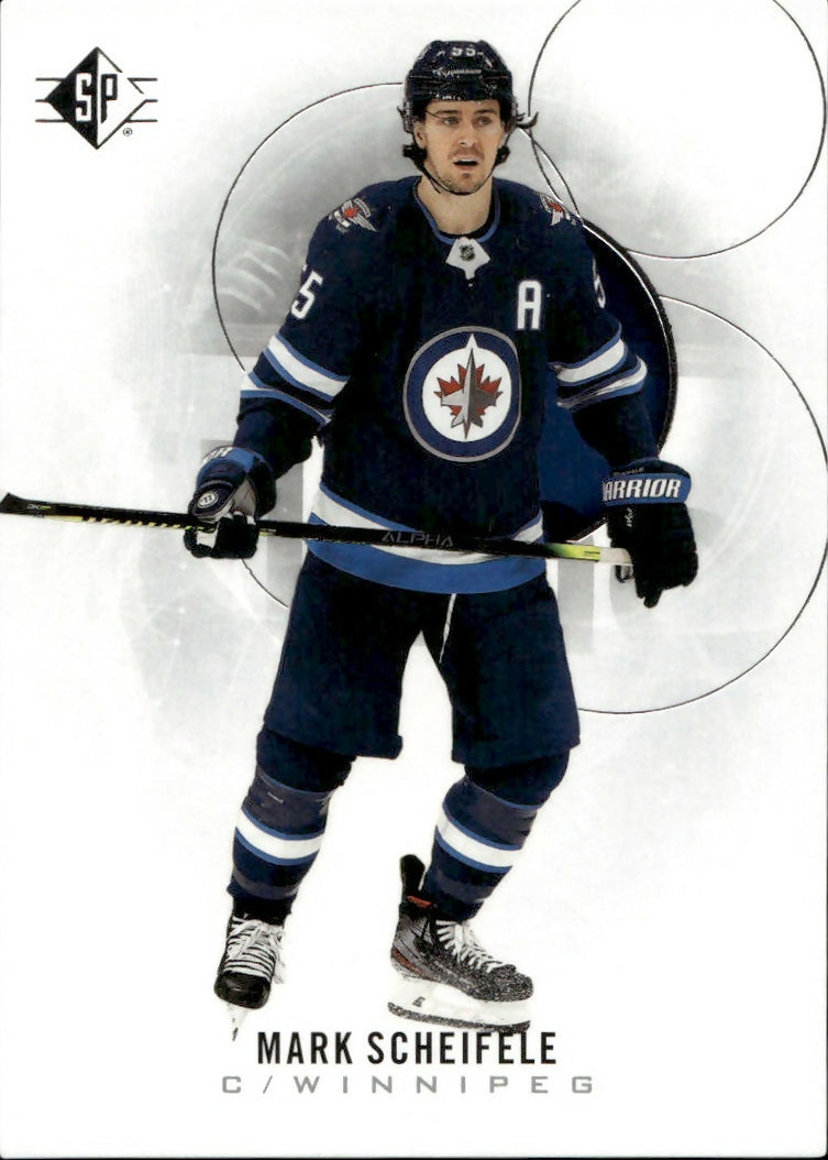 2020-21 Upper Deck Sp Authentic Hockey - Base #37 Mark Scheifele - Winnipeg Jets