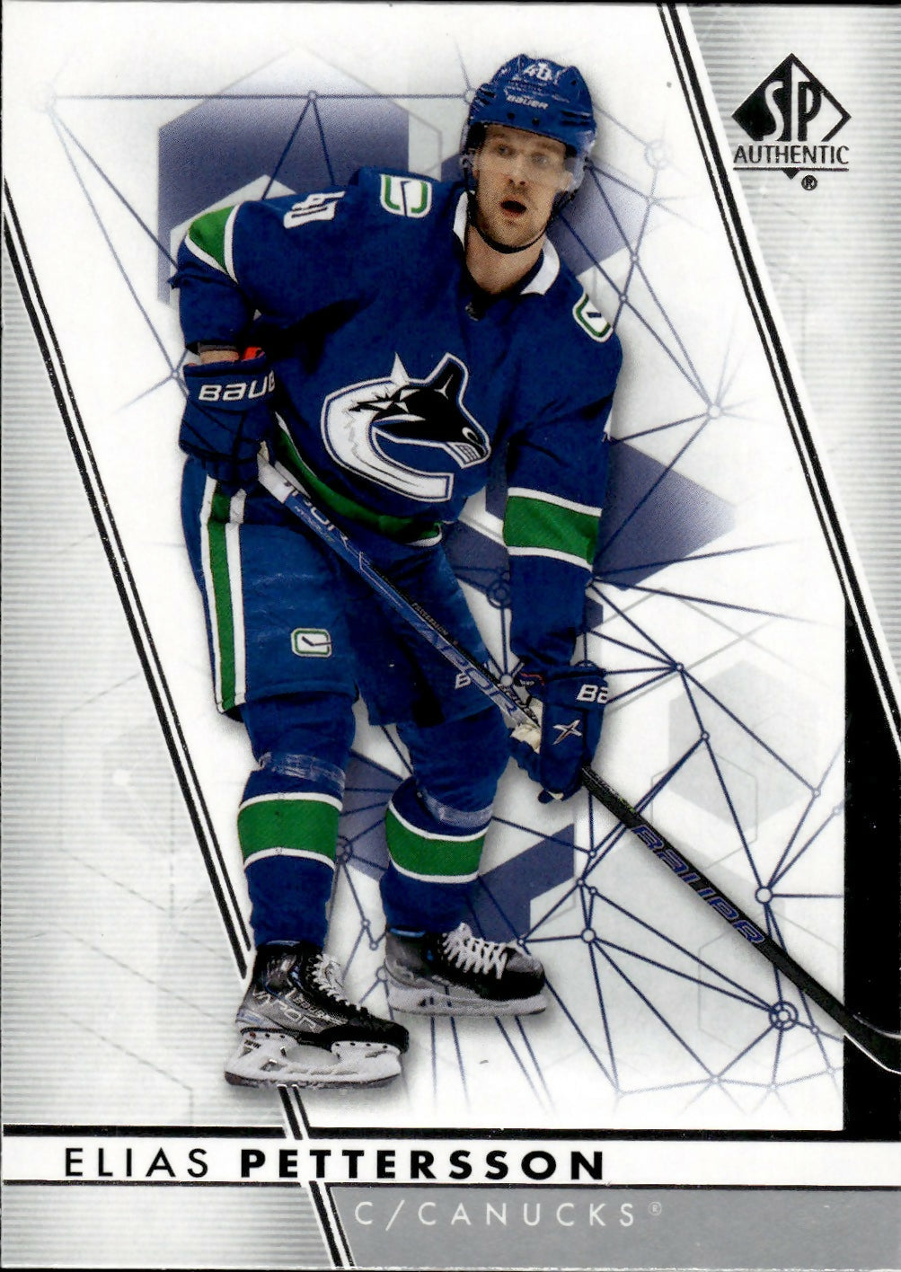 2022-23 Upper Deck SP Authentic Hockey - Base #40 Elias Pettersson - Vancouver Canucks