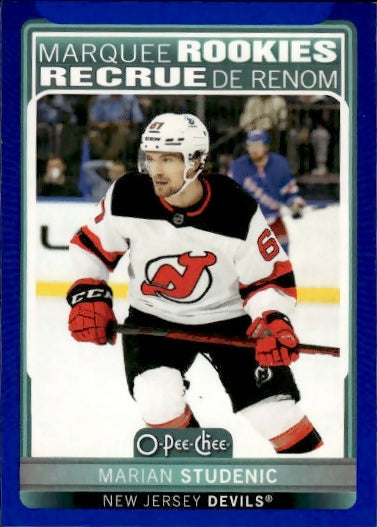 2021-22 Upper Deck O-Pee-Chee Hockey - Base - Blue #634 Marian Studenic - New Jersey Devils