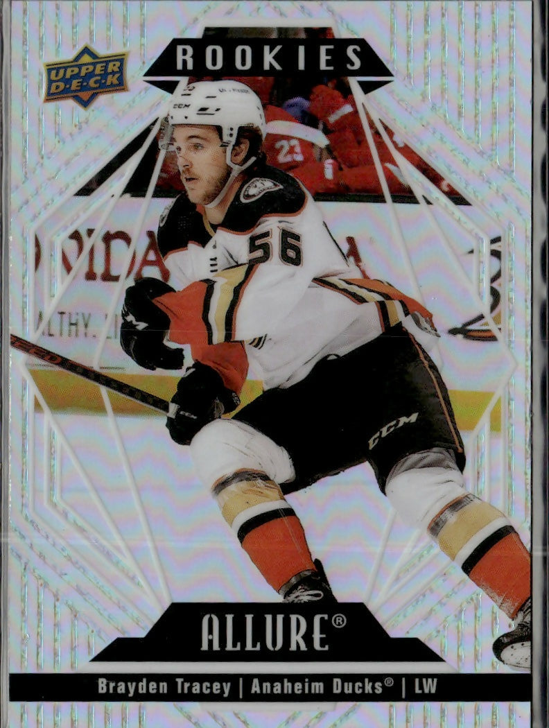 2022-23 Upper Deck Allure Hockey - Base - Rookies #111 Brayen Tracey - Anaheim Ducks