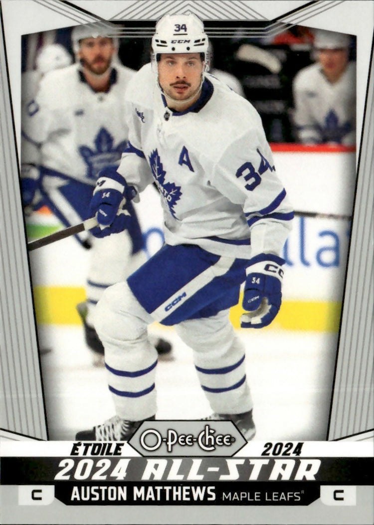2024-25 Upper Deck O-Pee-Chee - Base - All Star #535 Auston Matthews - Toronto Maple Leafs - A