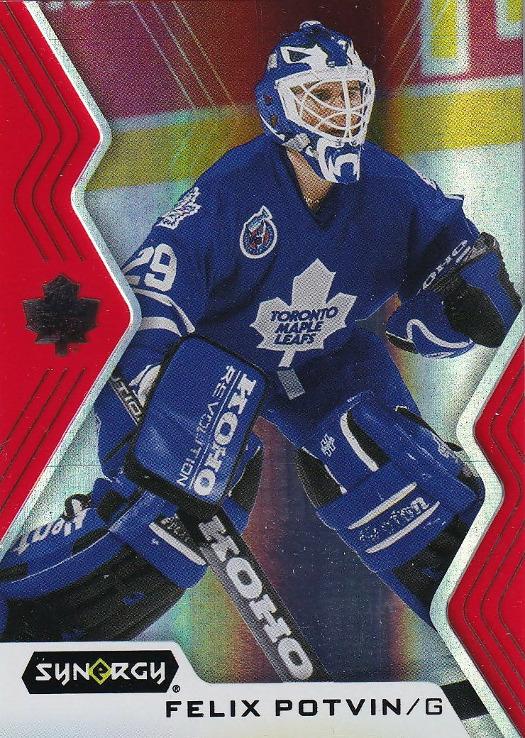 2024-25 Upper Deck Synergy Hockey - Base - Red Codes #65 Felix Potvin - Toronto Maple Leafs - A