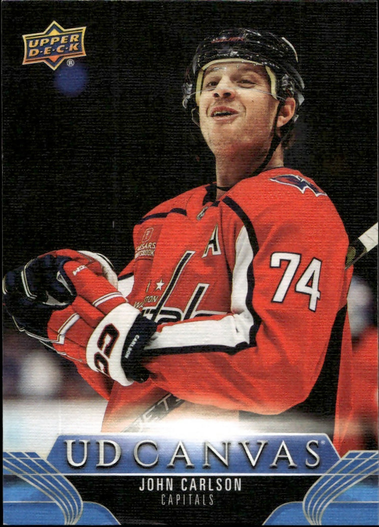 2023-24 Upper Deck Extended Series Hockey - UD Canvas - #C302 John Carlson - Washington Capitals - A