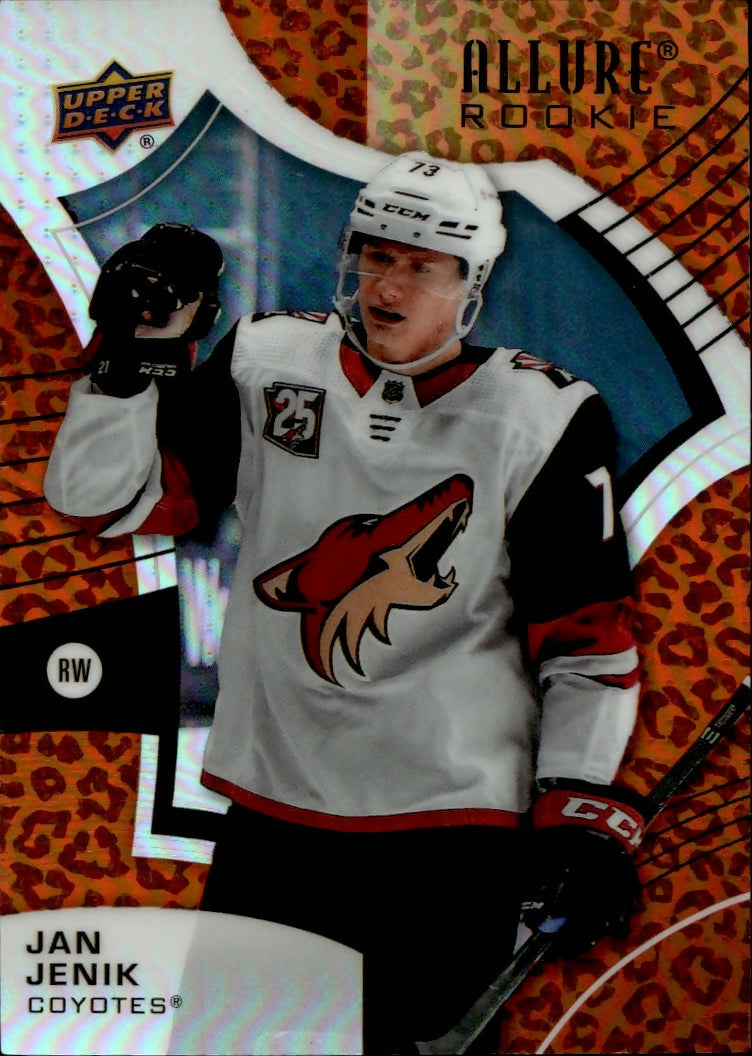 2021-22 Upper Deck Allure Hockey - Base - Rookie - Leopard #140 Jan Jenik - Arizona Coyotes - A