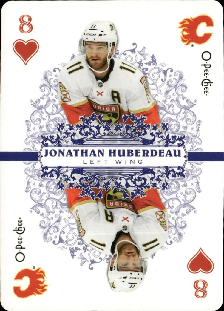 2022-23 Upper Deck O-Pee-Chee - Playing Card #8H Jonathan Huberdeau - Florida Panthers - A