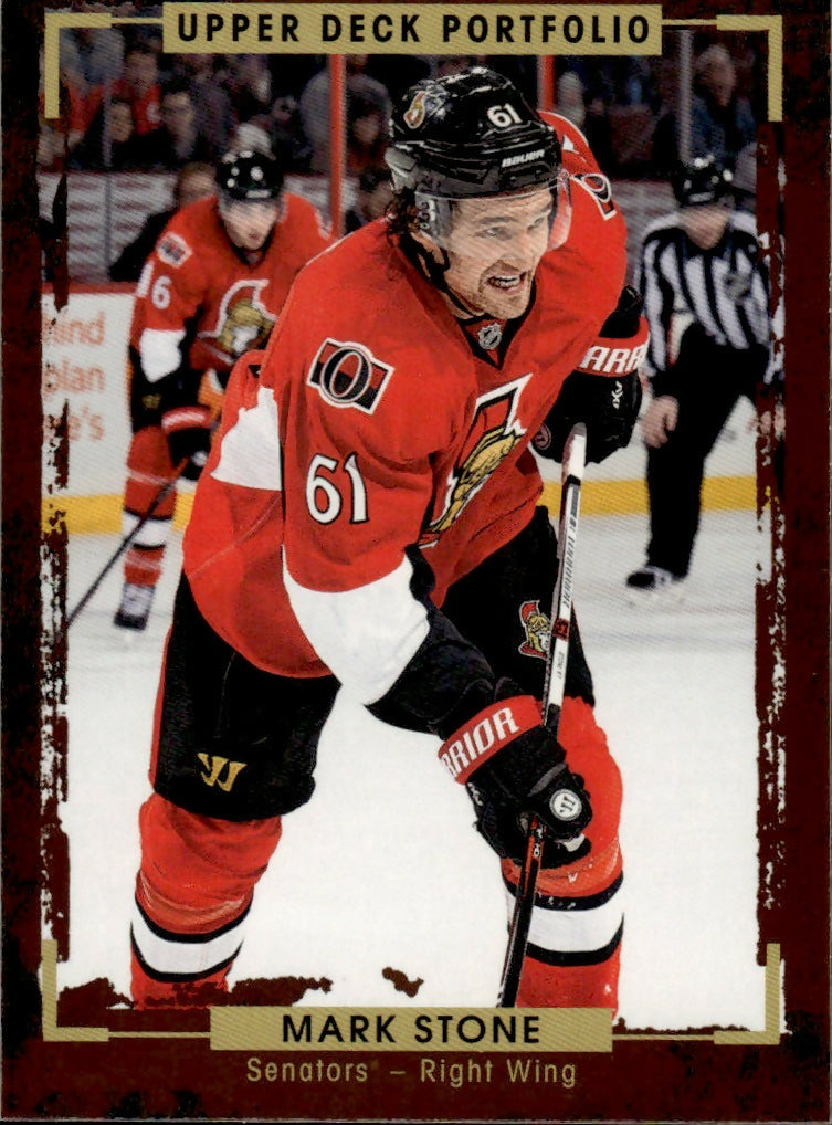 2015-16 Upper Deck Portfolio Hockey - Base #88 Mark Stone - Ottawa Senators