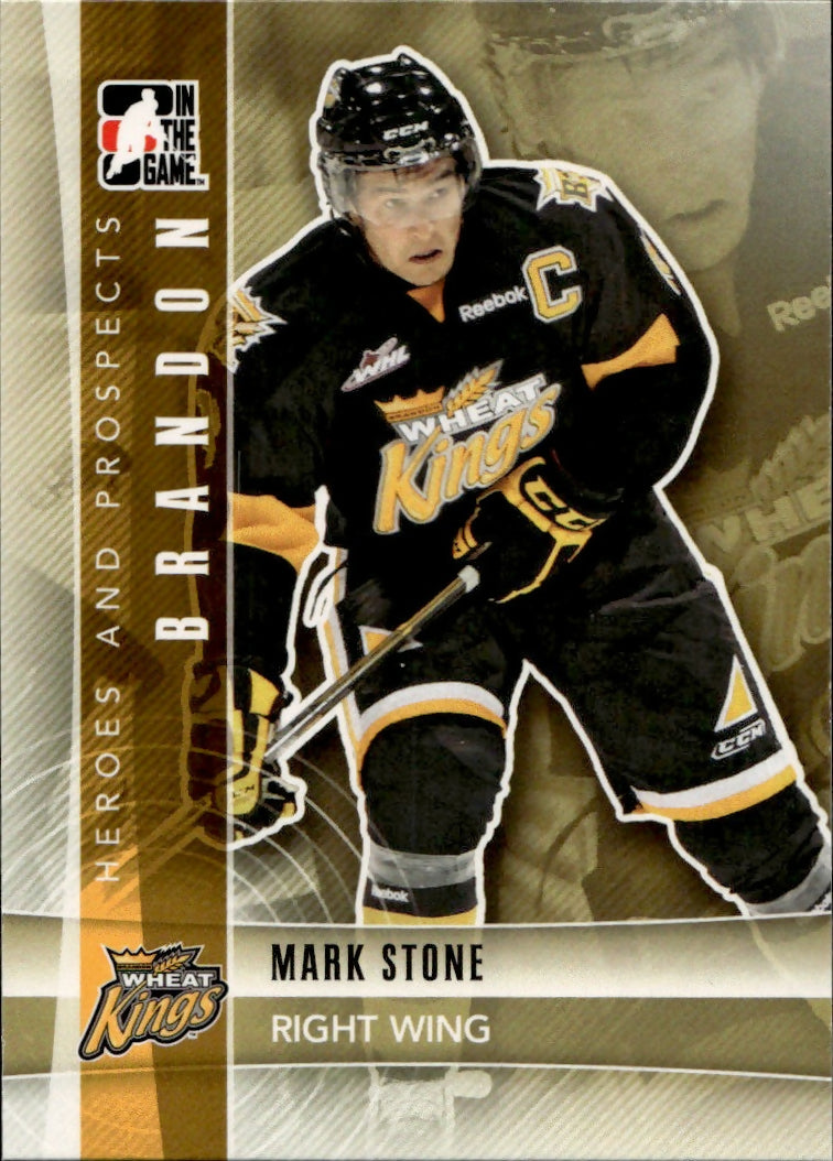 2012 In The Game - Heroes and Prsopects - Base #228 Mark Stone - Wheat Kings - A