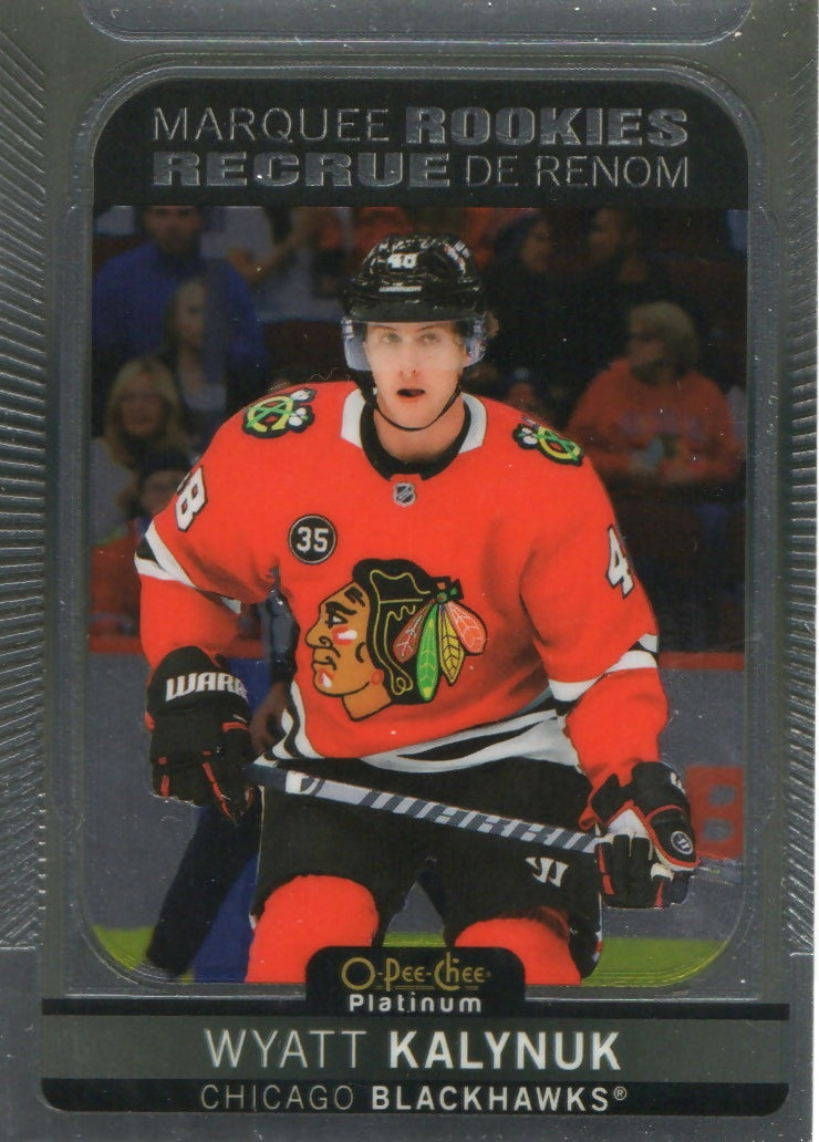 2021-22 Upper Deck O-Pee-Chee Platinum Hockey - Base #223 Wyatt Kalynuk - Chicago Blackhawks