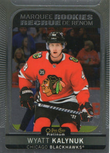 2021-22 Upper Deck O-Pee-Chee Platinum Hockey - Base #223 Wyatt Kalynuk - Chicago Blackhawks